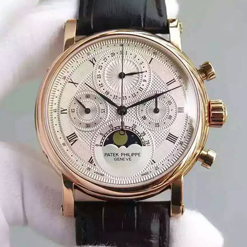 百達翡麗 Patek Philippe 多功能計時腕錶 搭載7750手動上鏈機芯 直徑40mm 厚12mm-rhid-116436