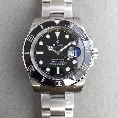 勞力士潜航者型系列116610LN-97200黑盤腕錶（黑水鬼） 勞力士 Rolex V6S版SUB 黑水鬼 搭載2836機芯 316精鋼 N廠出品-rhid-116460