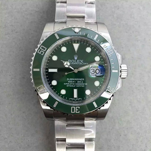 勞力士潜航者型系列116610LV-97200綠盤腕錶（綠水鬼） 勞力士 Rolex V6S版SUB 綠水鬼 搭載2836機芯 藍寶石玻璃 N廠出品-rhid-116459