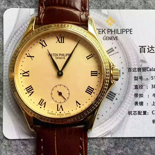 百達翡麗 Patek Philippe Calatrava系列5115G最強復刻版新款 搭載Cal.215ps手動上鏈機芯 316L精鋼-rhid-116485