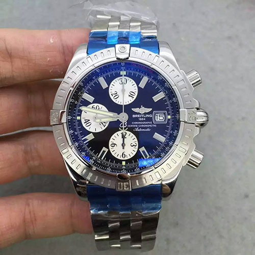 百年靈 Breitling 五珠全鋼航空計時系列 搭載7750機芯 N廠出品-rhid-116530