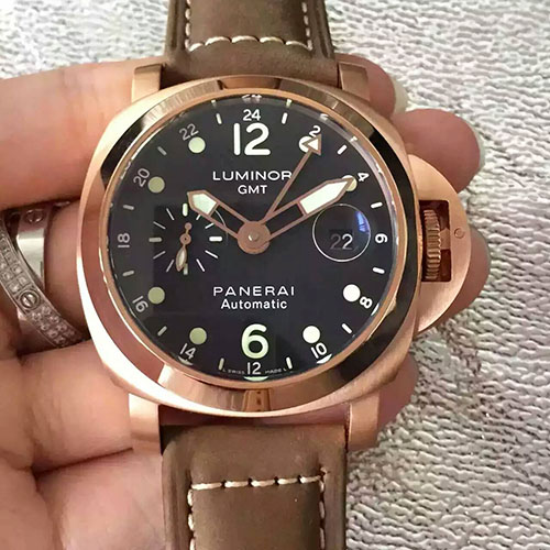 沛納海 Panerai Luminor CMT系列新款pam008玫瑰金 搭載7750自動機芯 316精鋼 44mm-rhid-116572