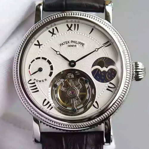 百達翡麗 Patek Philippe 搭載瑞士EQ動力儲存真飛輪鏤空雕花機芯-rhid-116579