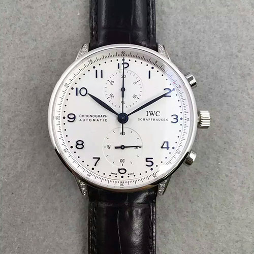 萬國 IWC 葡萄牙計時系列 316精鋼 搭載定制丹東7750機芯-rhid-116646