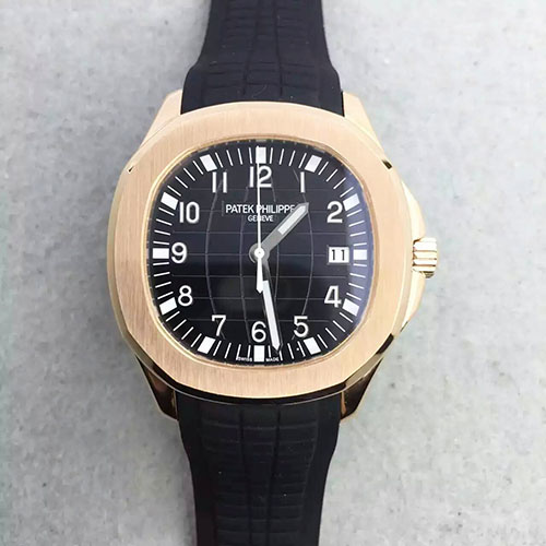 百達翡麗 Patek Philippe Aquanaut系列5167自動機械男錶 意大利小牛皮 搭載性能穩定的原版324SC機芯-rhid-116653