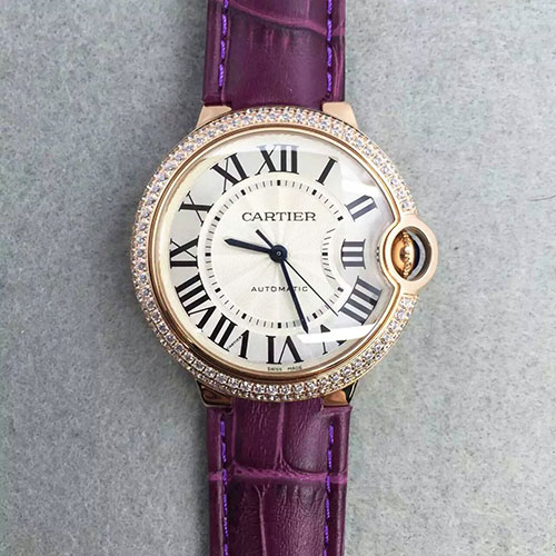 卡地亞 Cartier 藍氣球系列中號玫金帶鉆圈 JF出品-rhid-116661