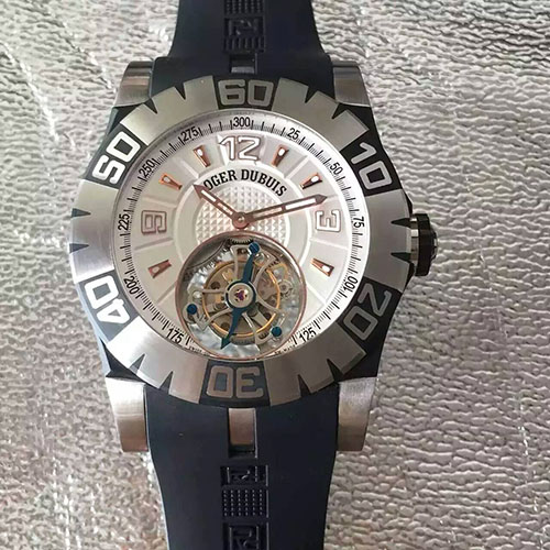 羅杰杜彼 Roger Dubuis Hommage真飛輪系列 鍍膜藍寶石水晶玻璃 搭載手動頂級真飛輪機芯-rhid-116666