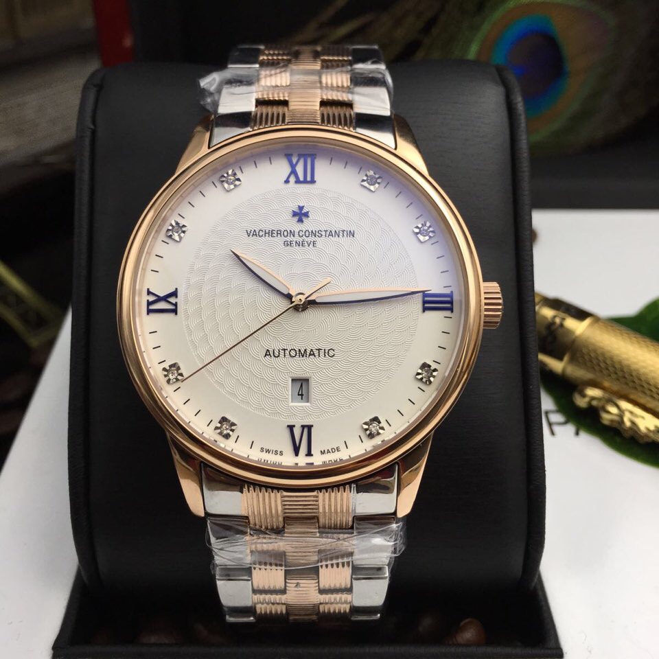 VACHERON CONSTANTIN 江詩丹頓 上海2824全自動機械機芯 白色錶盤-rhid-116713