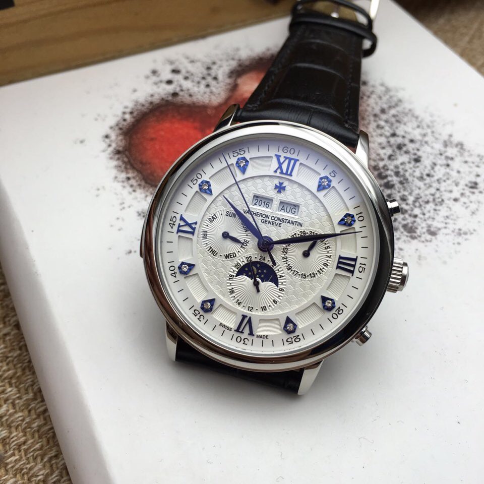 江詩丹頓 星辰萬年曆腕錶 全自動機械機芯 藍寶石玻璃 316精鋼-rhid-116792