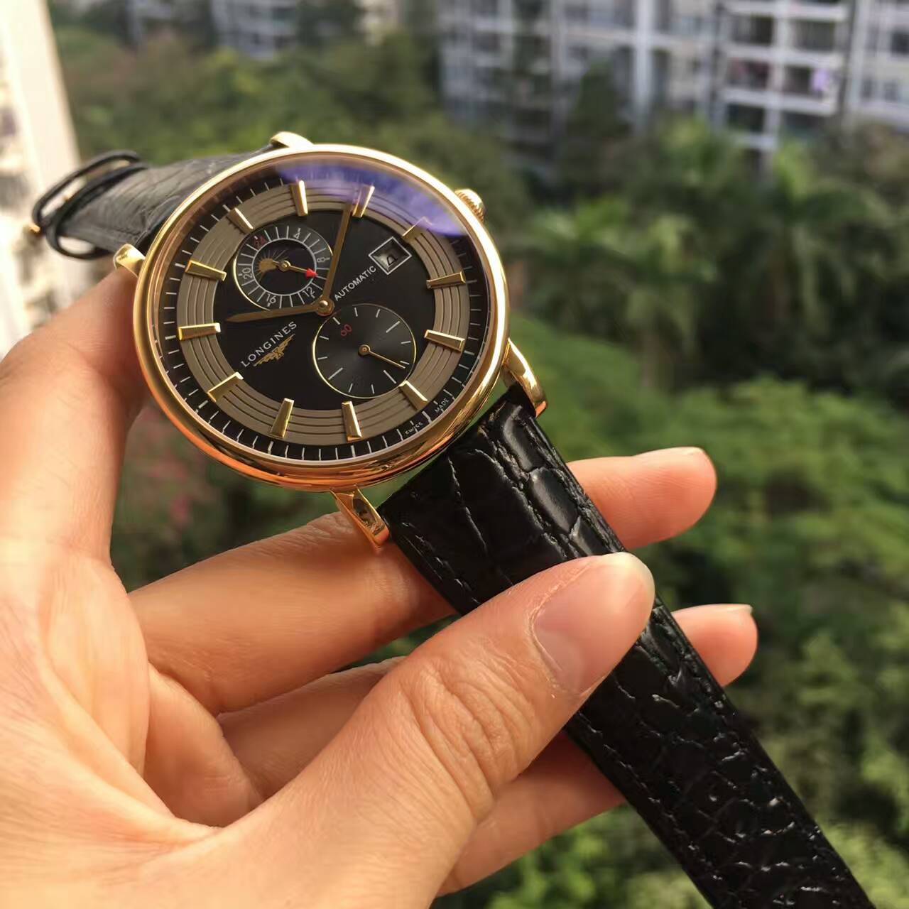 浪琴 精致款男士腕錶 超頂級機械機芯 礦物質超強鏡面 特別設計-rhid-116833