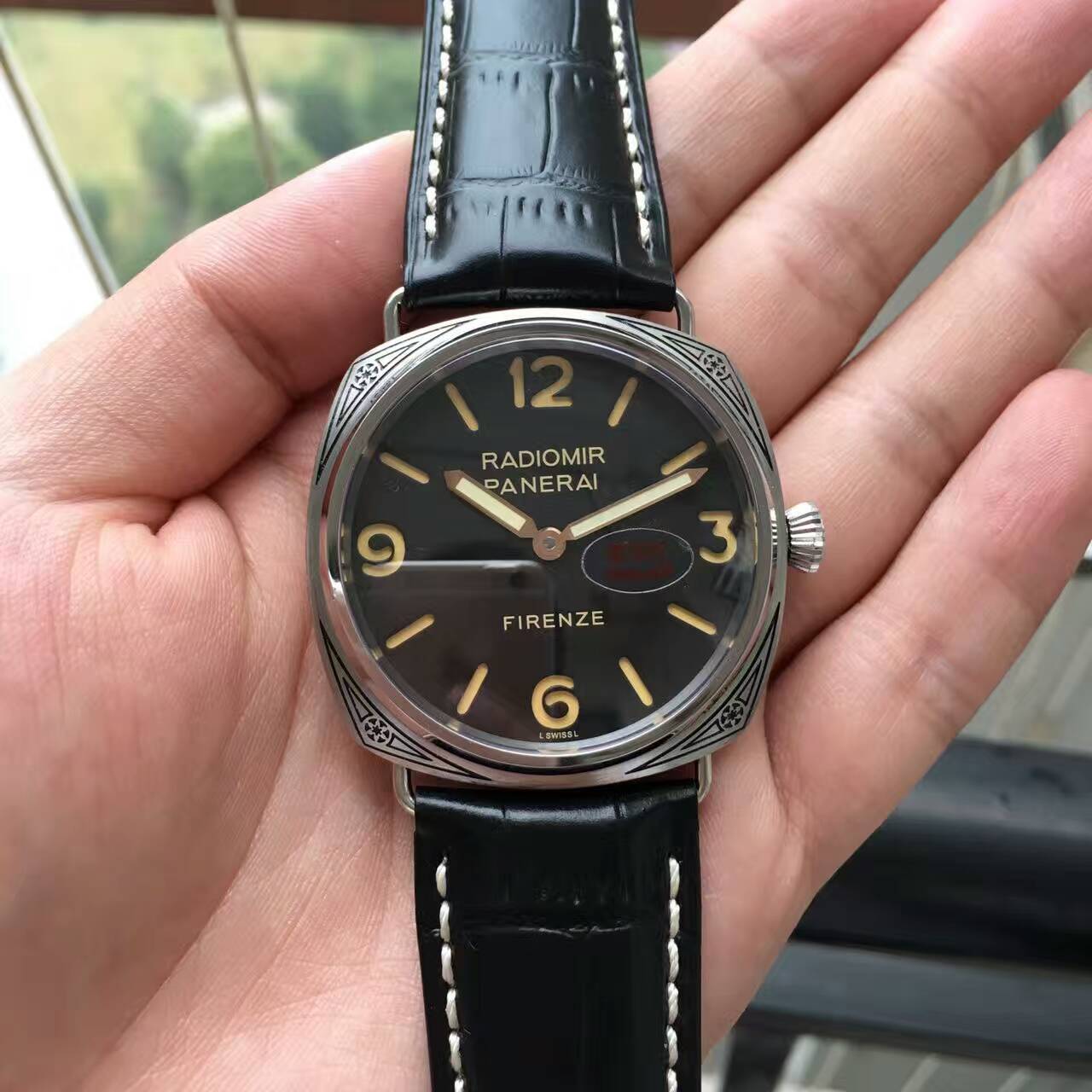 沛納海 PAM00604終極版 P3000機芯 真牛皮錶帶 W廠精品-rhid-117355