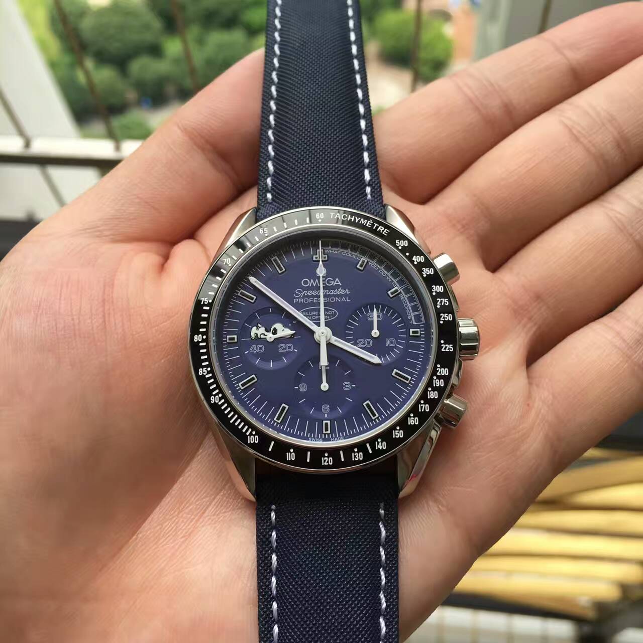 歐米茄 超霸時諾比限量版系列 311.32.42.30.04.003腕錶 藍寶石水晶玻璃 睿藍錶盤-rhid-117398