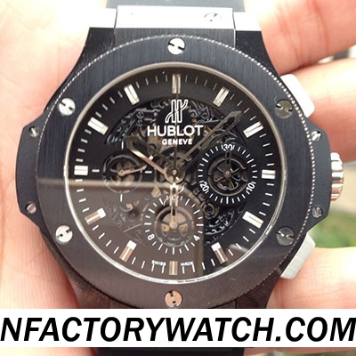 宇舶Hublot Big Bang 大爆炸 陶瓷錶殼 防刮藍寶石水晶雙鍍膜- Noob完美版-rhid-117803