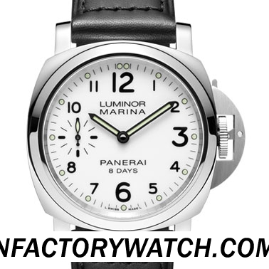 沛納海Panerai LUMINOR MARINA 8 DAYS ACCIAIO Pam00563/Pam563 316F高質量不鏽鋼錶殼 深棕色牛皮錶帶 -rhid-117499