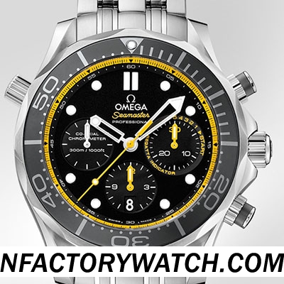 欧米茄Omega 海马系列 212.30.44.50.01.002 黑色錶盘 单向旋转黑色陶瓷錶圈 黑色橡胶錶带 -rhid-117747