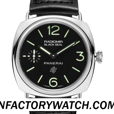 沛納海Panerai RADIOMIR BLACK SEAL LOGO Pam00380/Pam380 316L不鏽鋼錶殼 夜光錶盤和指針-rhid-117493