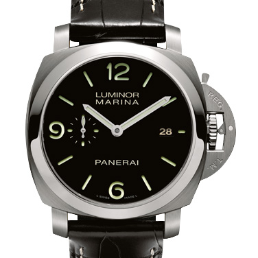 沛納海Panerai LUMINOR MARINA 1950 3 DAYS AUTOMATIC Pam00312/Pam312 v2  沛納海P9000 自動機械機芯水晶防刮無色防反光塗層 完美版-rhid-117489