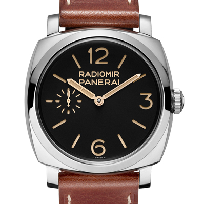 沛納海Panerai RADIOMIR 1940 Pam00399/Pam399 亞力克鏡面 國產eta6497機芯 黑色字面 極強夜光 複古金針-rhid-117484