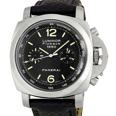 沛納海Panerai LUMINOR 1950 FLYBACK Pam00212/Pam212 上海7750-2自動計時碼錶 316L不鏽鋼錶殼 雙折疊式錶扣-rhid-117481