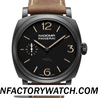 沛納海Panerai RADIOMIR 1940 3 DAYS PANERISTI FOREVER Pam00532/Pam532 海鷗6497-2修改的P3000 17J手上鏈機芯 藍寶石水晶-rhid-117475