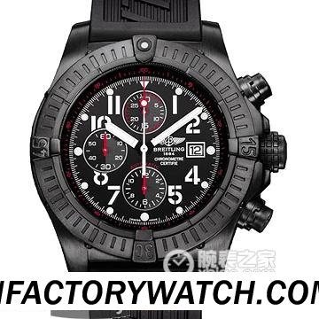 百年靈Breitling Super Avenger 超級複仇者計時 黑鋼錶殼 黑色錶盤-rhid-117696