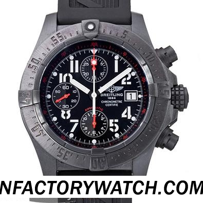 百年靈Breitling SKYLAND 陸空 AVENGER 複仇者 BLACKSTEEL 黑鋼 Limited Edition 限量版 M13380-rhid-117692