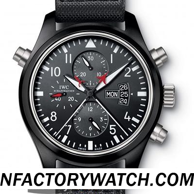 萬國IWC TOP GUN 飛行員 Pilot 壯志淩雲雙計時錶限量版 IW379901-rhid-117550