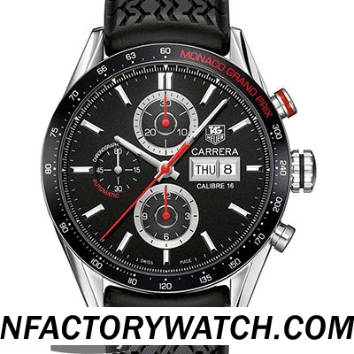 豪雅TAG HEUER CARRERA 卡萊拉系列 CV2A1F.FT6033 亞洲eta-7750自動計時機芯 316L精鋼 藍寶石水晶-rhid-117815