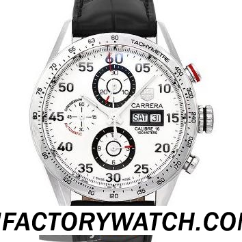 豪雅TAG HEUER CARRERA 卡萊拉系列 CV2A11.FC6235 316L精鋼 測速計錶圈 防劃傷藍寶石水晶-rhid-117814