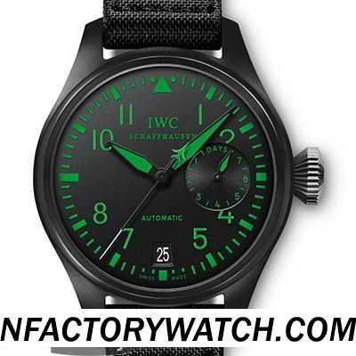 萬國IWC PILOT WATCH 大型飛行員 TOP GUN 海軍空戰部隊 IW501903 陶瓷錶殼 防刮藍寶石水晶透膜-rhid-117548