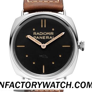 沛納海Panerai RADIOMIR S.L.C. 3 DAYS ACCIAIO PAM00425 Pam425 亞洲定制設計P3000機芯 精鋼錶圈-rhid-117466