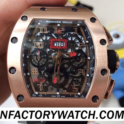 理查德·米勒Richard Mille RM 011 玫瑰金 Felipe Massa 限量版 Limited Edition-rhid-117778